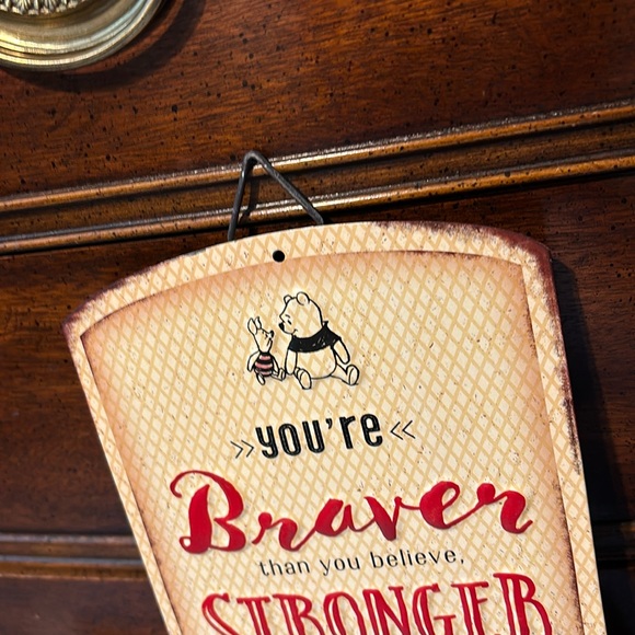 Disney’s Winnie the Pooh Inspirational Metal Sign - Picture 3 of 5